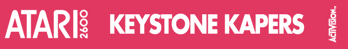 Keystone Kapers logo for Atari 2600
